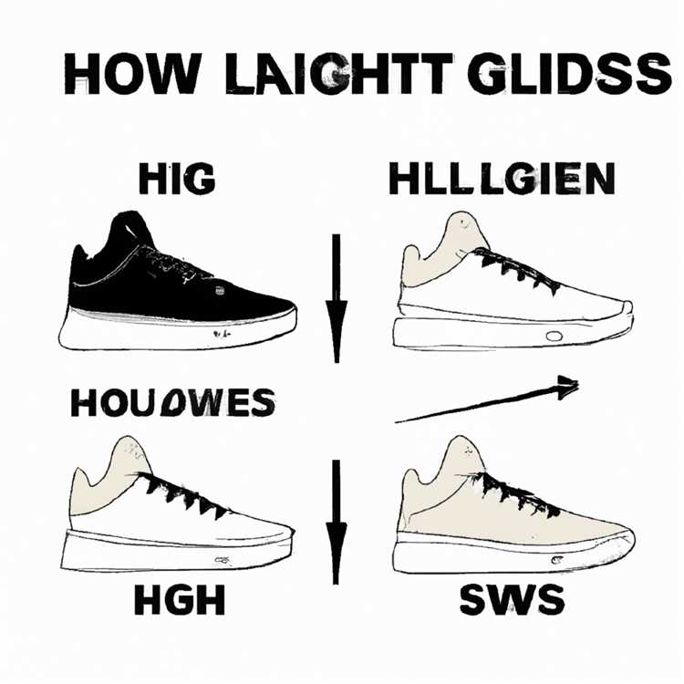 Основные характеристики высоких и низких кроссовок